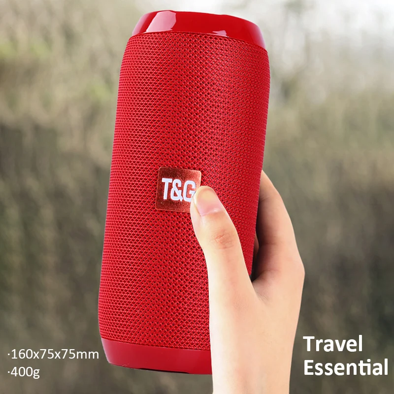 Портативная беспроводная Bluetooth колонка Бумбокс с сабвуфером и поддержкой FM радио