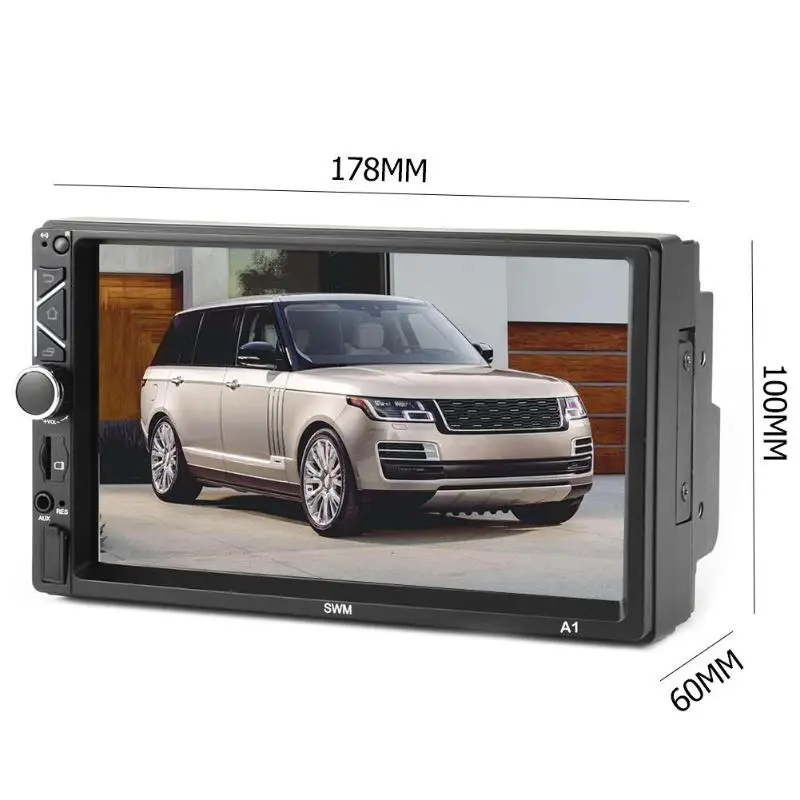 A3 2 DIN Android WiFi gps FM MP5 плеер 7 дюймов RCA аудио выход подключаемый сабвуфер автомобиля в тире стерео Bluetooth