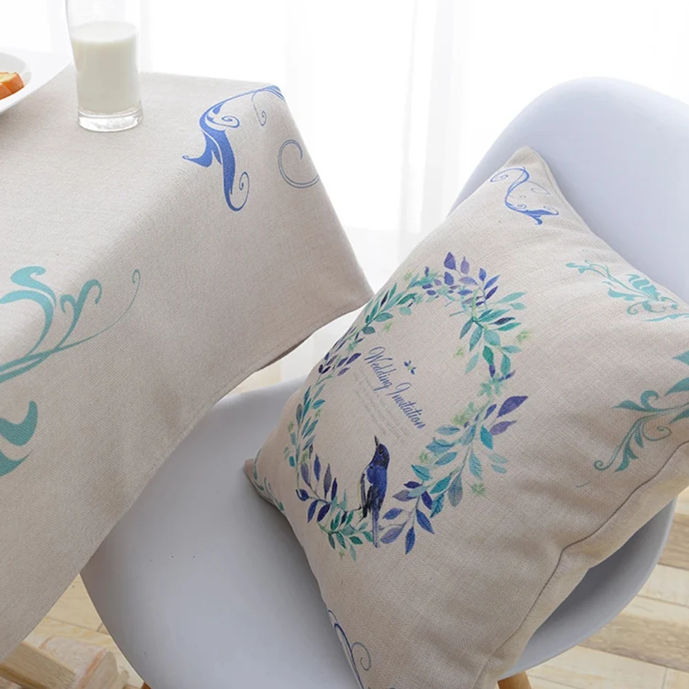 Горячая новинка винтажная Европейская стильная Скатерть прямоугольная скатерть