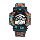Новинка 2021, модные Многофункциональные цифровые водонепроницаемые часы для детей, часы для мальчиков, спортивные электронные наручные часы, женские часы