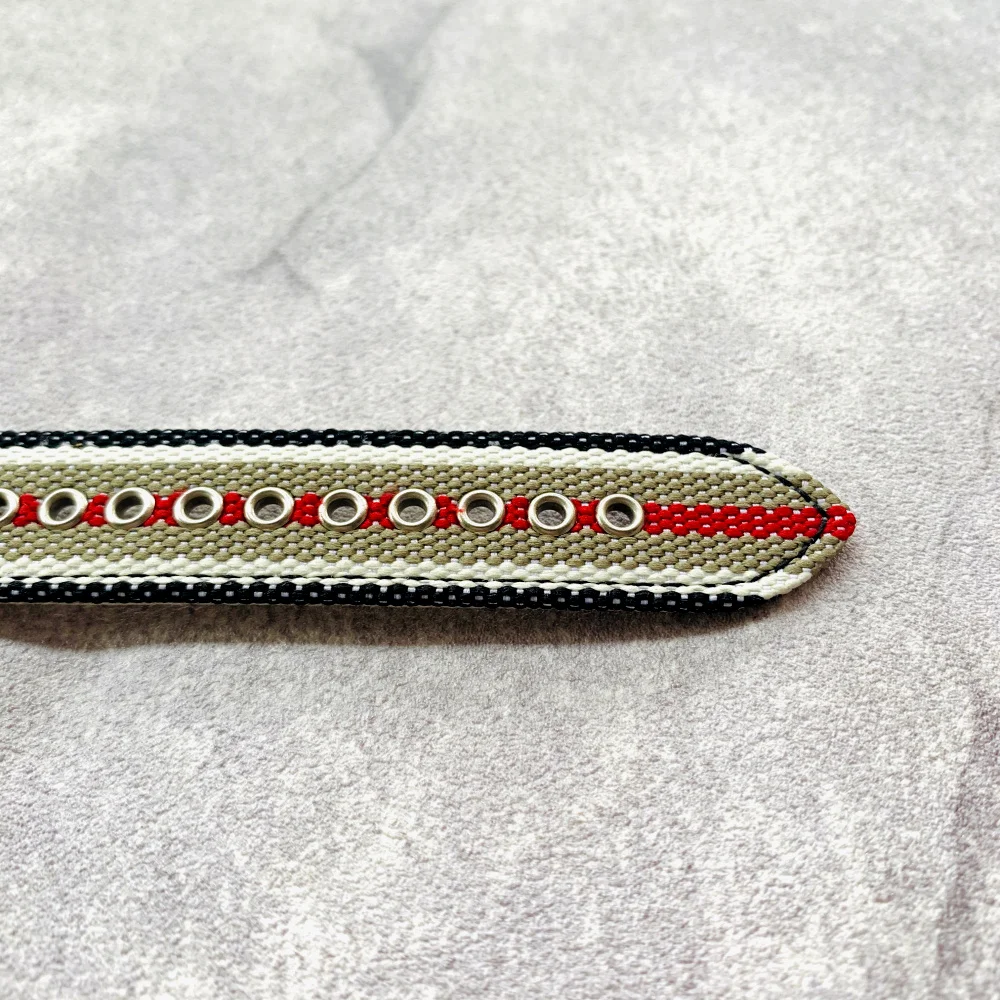 Модный нейлоновый ремешок в полоску для часов Apple Watch 38 мм 40 42 44 iWatch из нейлона