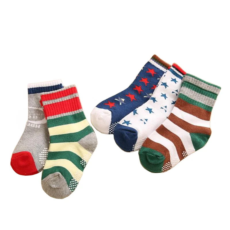 Spring Autumn High Quality Warm Thick Cotton Socks Striped Design Infant Baby Boys Girls Child Kids 0-2 Years | Детская одежда и