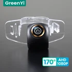 GreenYi 170  HD 1080P Автомобильная камера заднего вида для Honda City Civic Crider Accord Platinum Ciimo Fit RDX Ночное видение Реверсивный 4-контактный разъем для парковки автомобиля AHD
