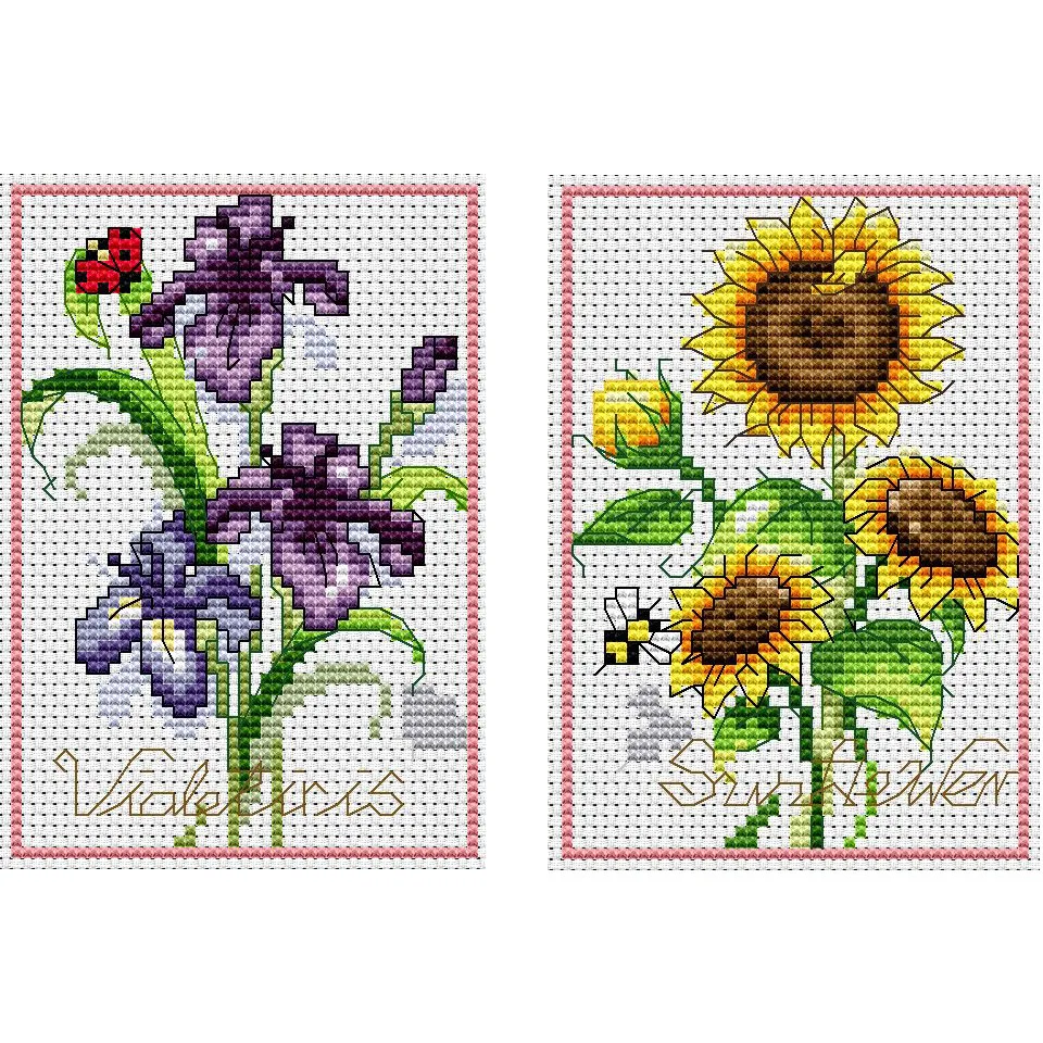 

CS062 Bank Card Protection Sleeve Bus Card Cover Craft Cross Stitch Package Needlework Embroidery Counted Cross-Stitching Kit