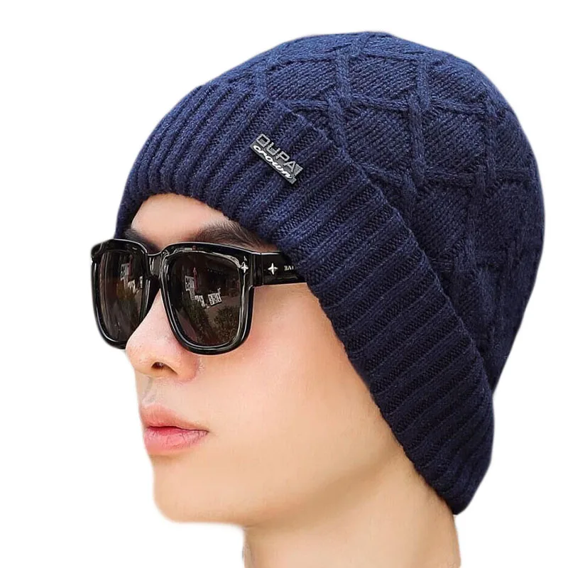 Брендовая Зимняя шляпа вязаная шапка шарф Skullies Beanies мужские зимние шапочки для