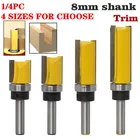 1 шт., Концевая фреза 8 мм с подшипником