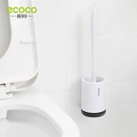 ecoco toilet brush rubber head holder cleaning brush for toilet wall hanging household floor cleaning bathroom accessories