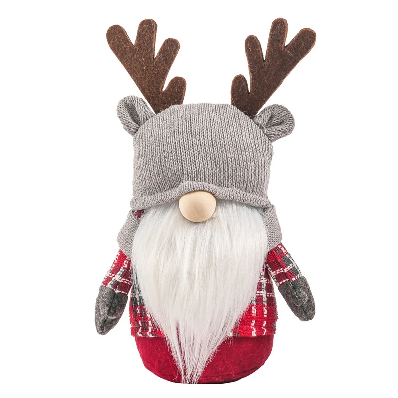 

Рог Лось карликовый гном безликая кукла плюшевые игрушки для дома украшения стола украшения детские подарки