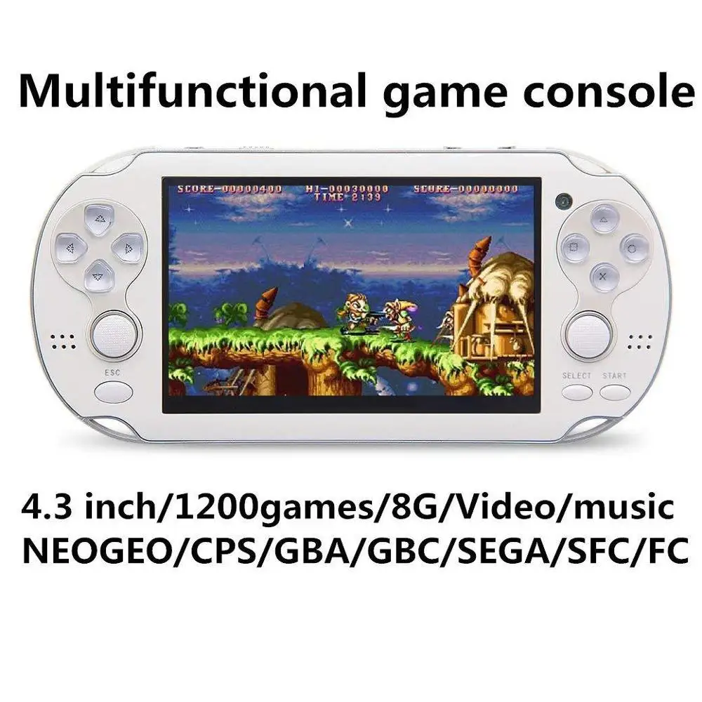 4 3 'ɸ Гб 32 бит Портативный ретро портативный игровой плеер семья AV ТВ Видео