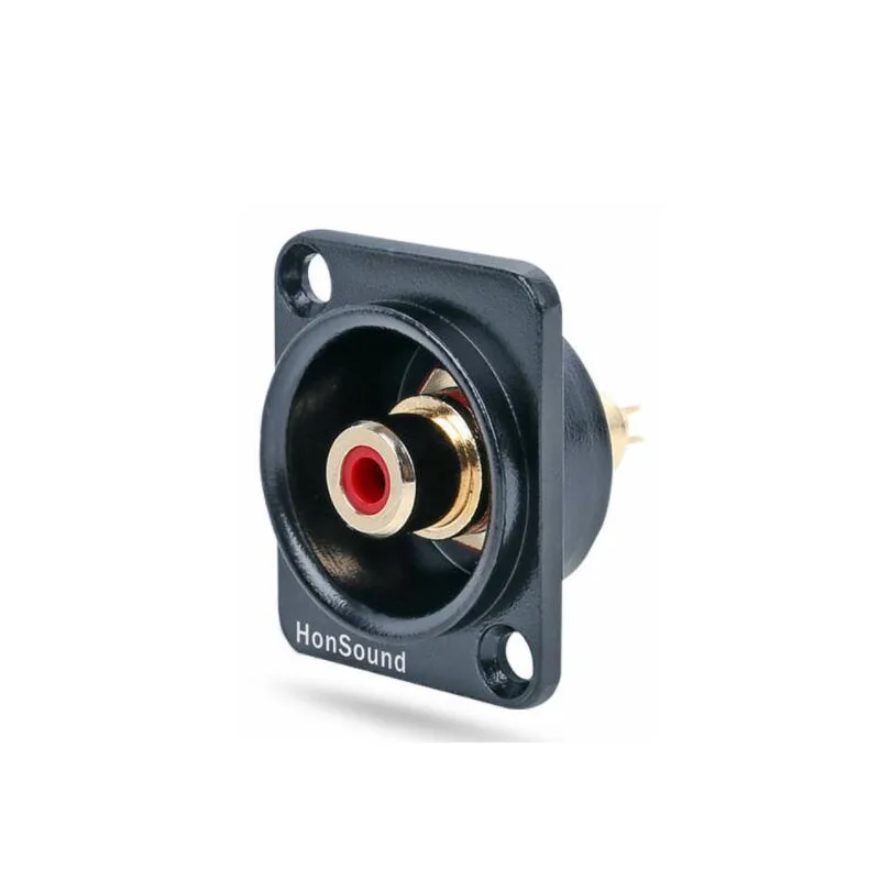 RCA гнездо D type Монтажная розетка сварочная панель динамик аудио