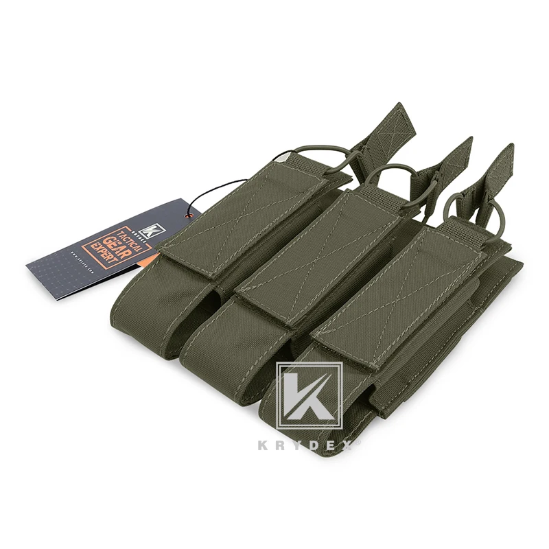 Тактическая модульная Тройная Сумка переноска для магазинов KRYDEX страйкбола