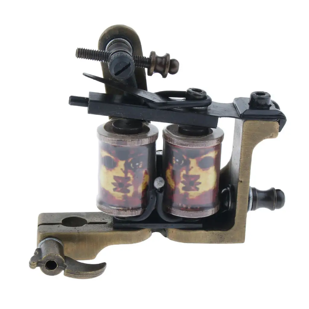 Copper Dual Coil Handmade Tattoo Machine Gun Liner Shader 10 Wraps | Красота и здоровье