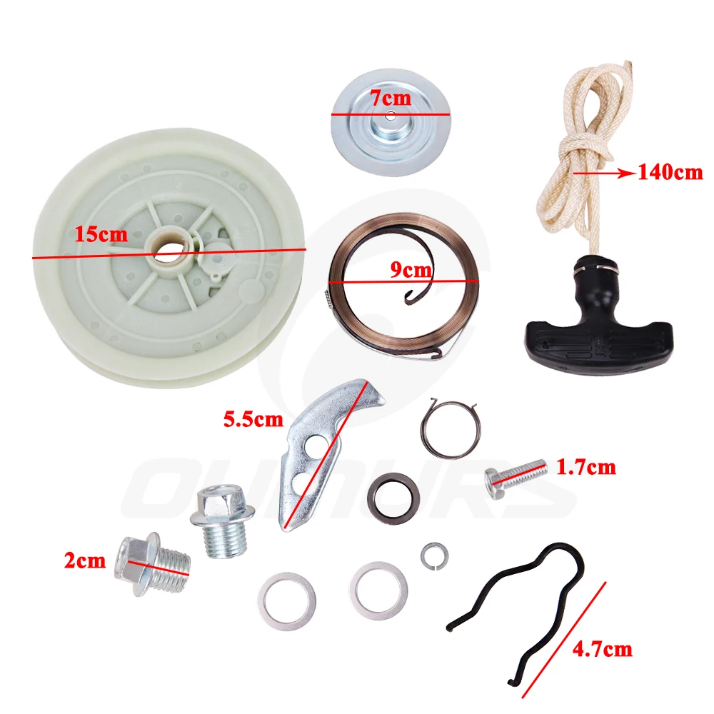 OUMURS стартер для мотоцикла ремонта комплект перемотки Polaris Sportsman 500 1996 2011 ATV замена