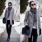 2019 весна осень Женское шерстяное клетчатое пальто новое модное длинное шерстяное пальто тонкий тип женский зимний шерстяной жакет женский Abrigos # J30