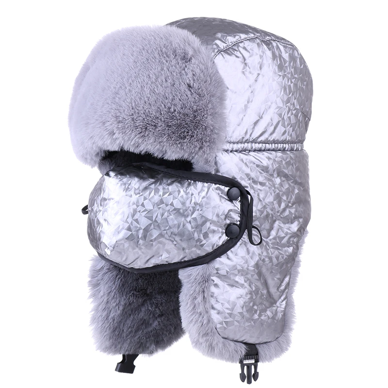 Русская Шапка-ушанка для мужчин и женщин зимняя женская шапка-бомбер из