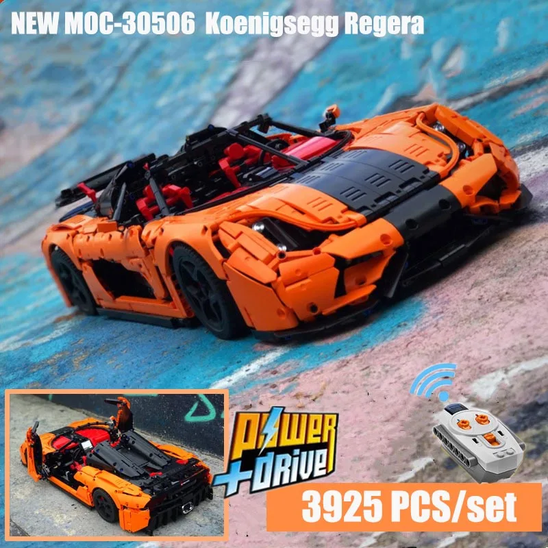 2019 Новый moc 30506 Tech RC Koenigsegg Regera PDF инструкции Блоки Игрушка Набор DIY обучающий