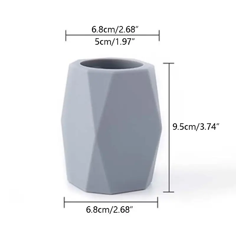 

Silicone Pen Holder Pencil Storage Box Office Organizer Makeup Brush Container Stationery Gifts