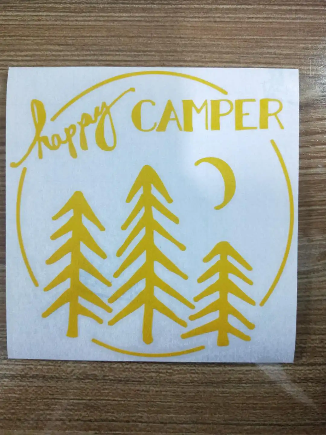 Автомобильный Стайлинг для счастливых Campering Виниловая наклейка грузовика окна