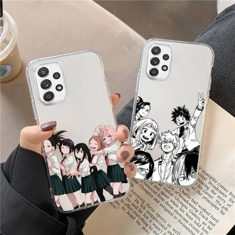 

My hero academia Phone Case Transparent For Huawei P20 P30 P40 honor mate 8X 9X 10i Pro Lite
