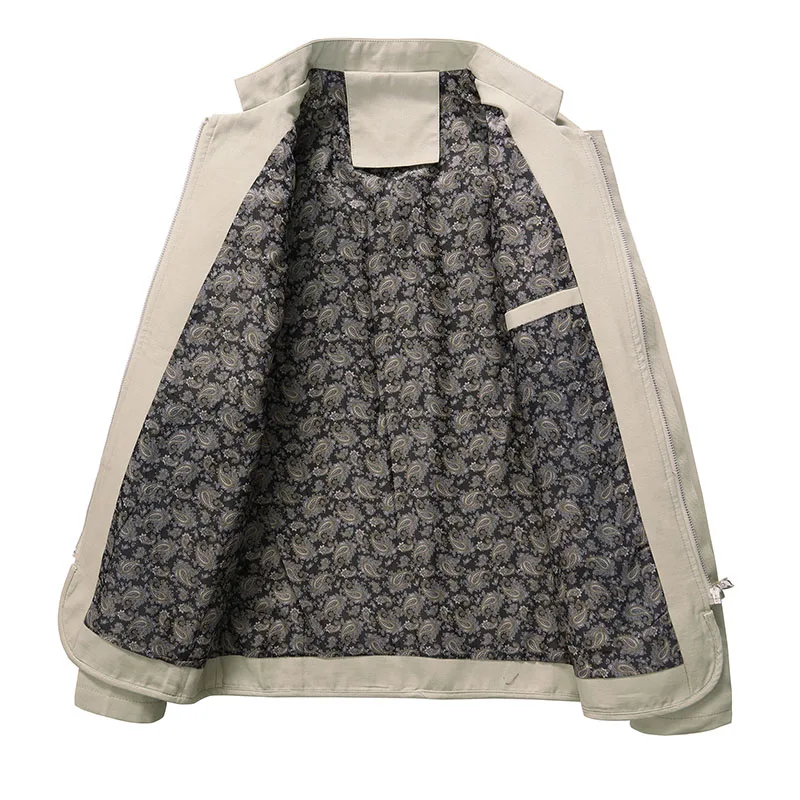 Куртка мужская демисезонная хлопковая с воротником-стойкой | Мужская одежда