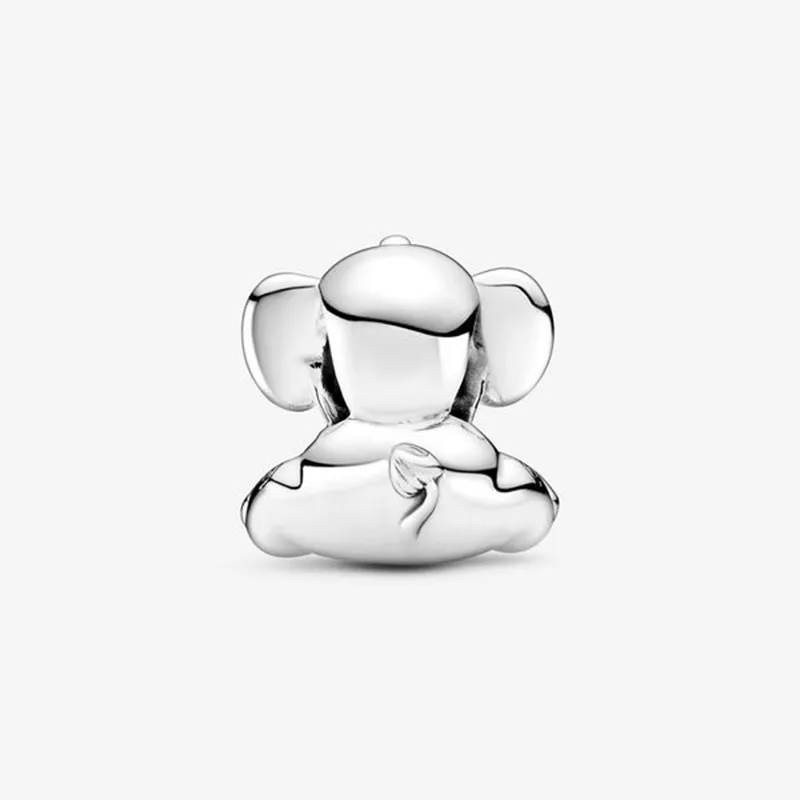 

2020 New Autumn 100% 925 Sterling Silver The Elephant Charms Beads Fit Bracelet Original DIY Fine Jewellery For Women Gift