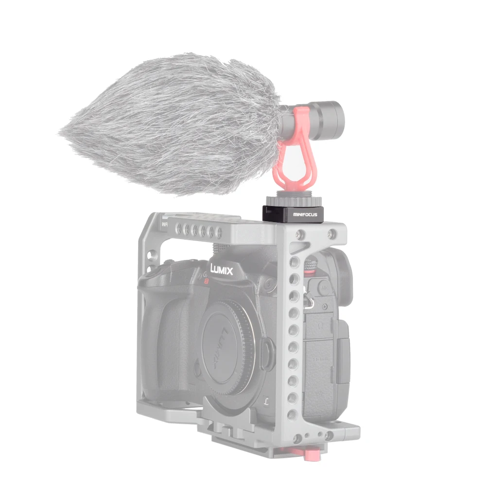 

Camera Clamp A7C A7SIII Cold Shoe Mount Adapter Vlog Rig for Microphone LED Light DIY Options for Sony A6600 A6400