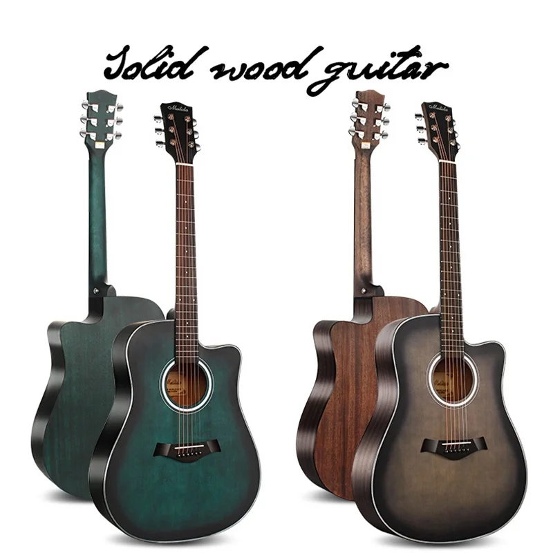 Andrew solid wood Engelman Spurce народная гитара для начинающих профессиональная акустическая