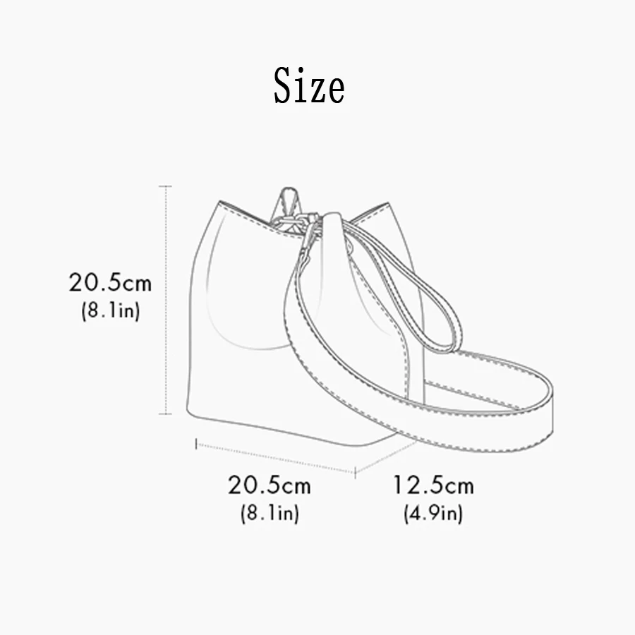 

Fashion Designer Bucket Bags Women Casual Solid Color Handbag Lady Pearl Crossbody Bags Leopard Print Shoulder Strap Women's Bag