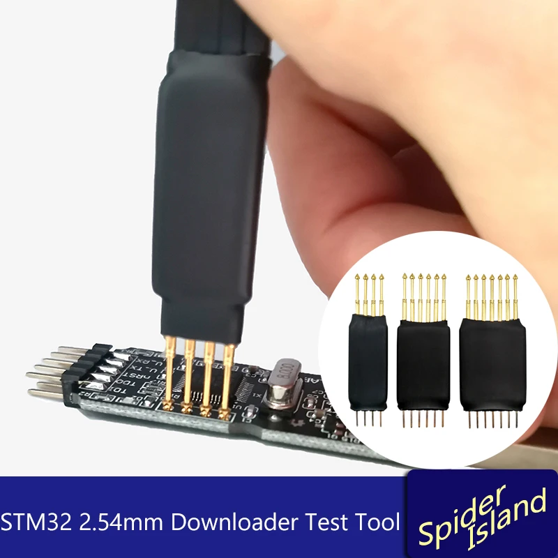 STM32 точильный щуп 4P / 5P 6P 7P 8P позолоченная алмазная головка 2 54 мм игла инструмент