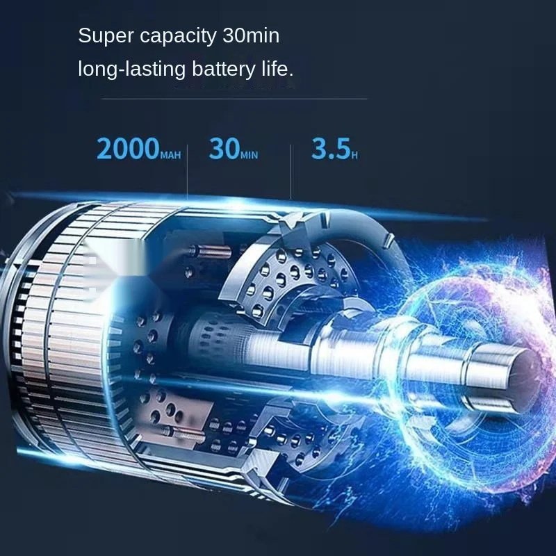 Автомобильный пылесос для автомобиля с беспроводной зарядкой домашний