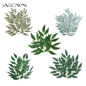 JAROWN 50 шт. искусственные листья Willows поддельные цветы лист свадьба сцена макет DIY дома декоративные растения материалы для стен Цветочные