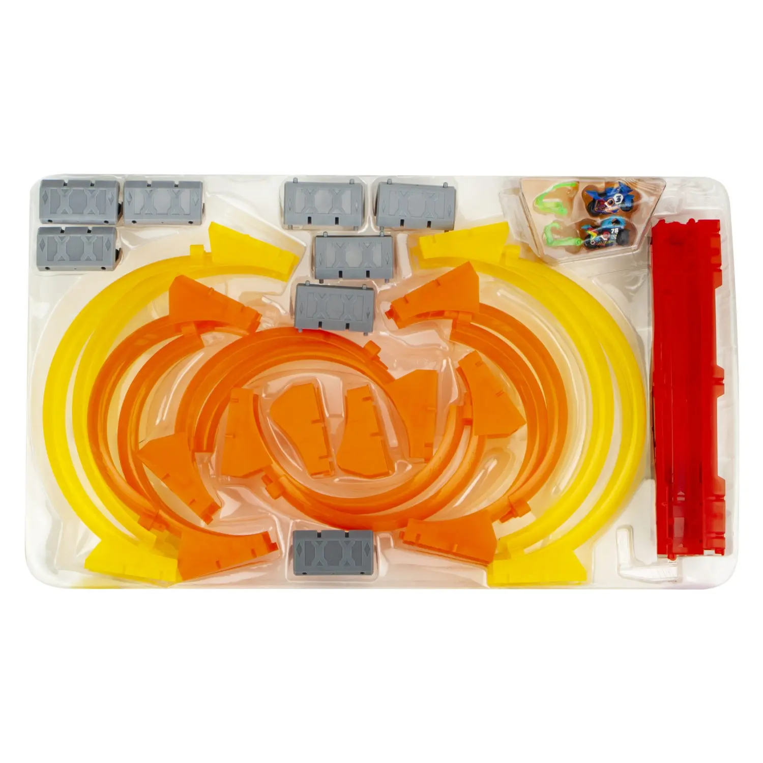 Игровой набор Hot Wheels &quotМотофристайл&quot 2 мотобайка 25 деталей трека 3 аксессуара