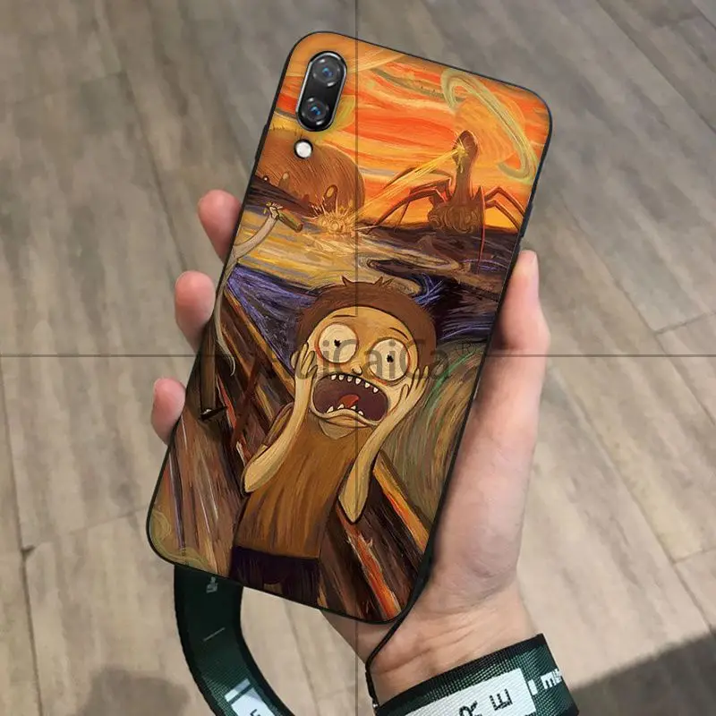Ruicaica крик от Munch Забавный Arting цветной чехол для телефона huawei Mate10 Lite P20 Pro P9 P10 Plus Mate9