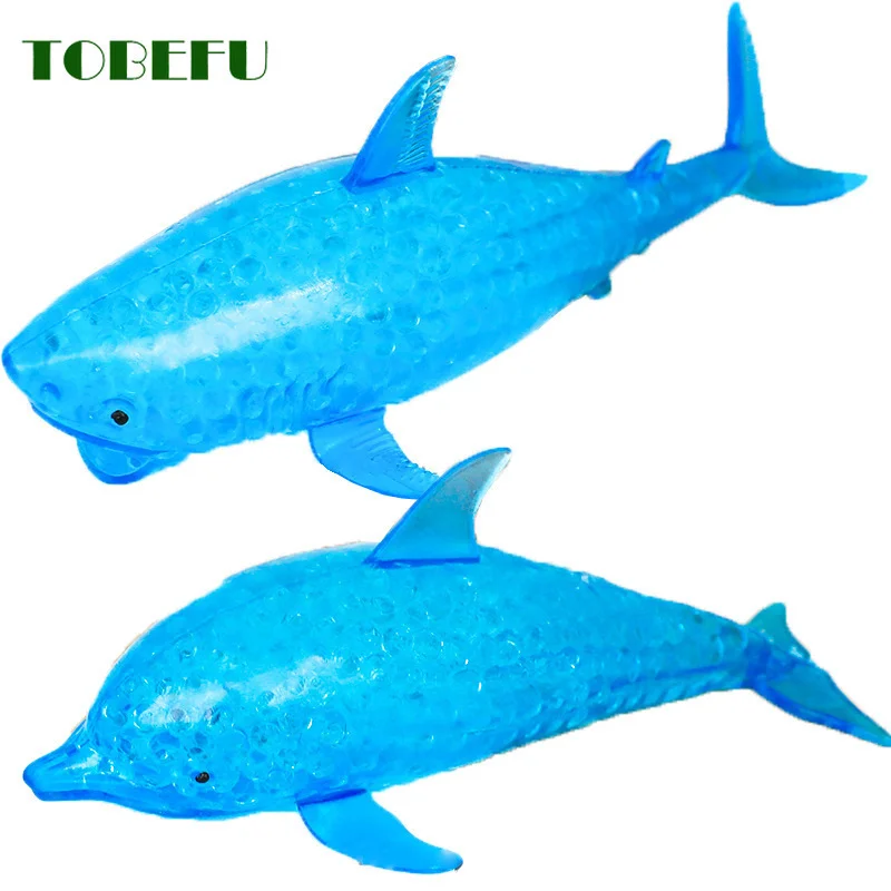 Мягкие бусы TOBEFU дельфин игрушка-мяч для снятия стресса сжимаемая игрушка