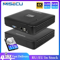 misecu h 265 mini cctv nvr 16ch full hd 8mp 4k5m4m3m1080p video recorder motion detect p2p for ip camera security system