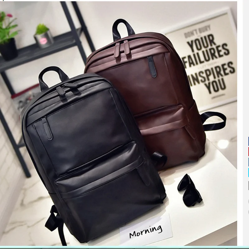 

Men's Waterproof Backpack Laptop Satchel Travel School Rucksack Bag Korean Fashion Backpack Large Capacity Schoolbag