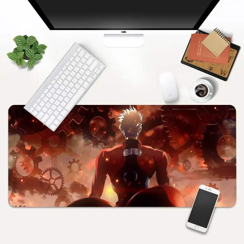 

Unlimited Blade Works Mouse Mat Gaming Mousepad Mouse Pad Company XL Large Keyboard PC Desk Mat Takuo Anti-Slip Comfort Pad