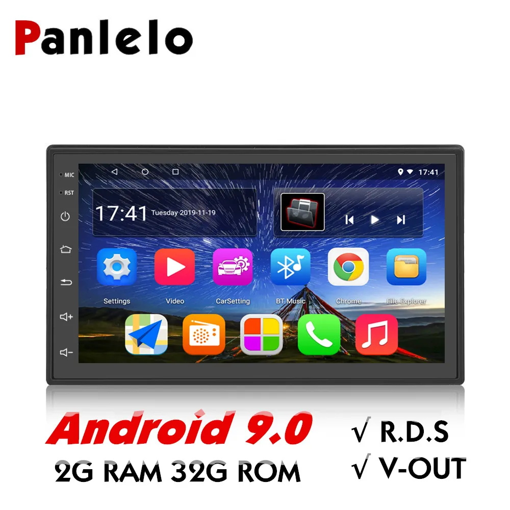 Супер! продукт! Panlelo S10 плюс 2 Din Android стерео 2 г+ 32 г " 1080 P Авторадио 4 ядра 2din android головное устройство gps навигации Аудио Радио