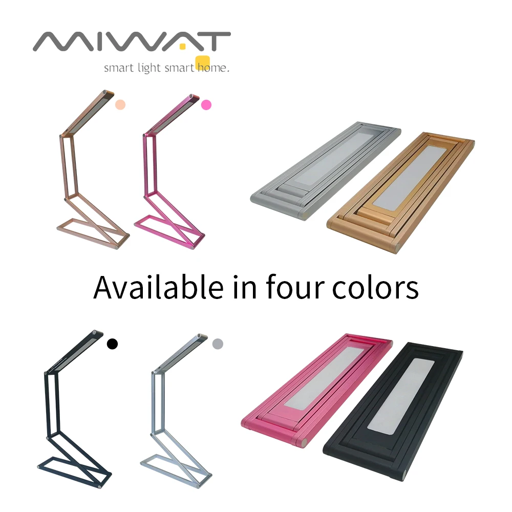 Светодиодный светильник с перезаряжаемой батареей настольная лампа