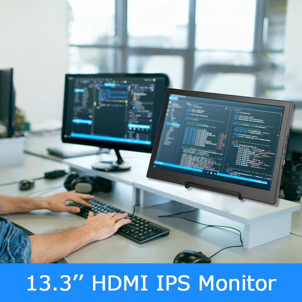 Eyoyo 13 3 &quotIPS портативный монитор второго экрана 2560x1440 QHD 2K HDMI игровой дисплей для