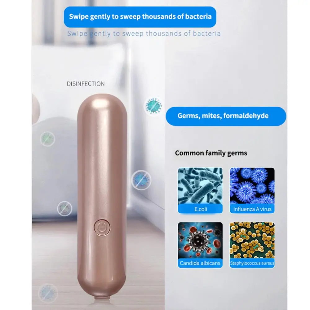 

Portable UV Sterilizer Mini Rechargeable Ultraviolet Sterilizer Handhold Baby Bottle Cup Tableware Sterilizer UV Germicidal Lamp