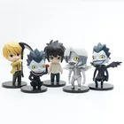 Аниме-фигурка игрушка, 5 шт.компл., L Killer Ryuuku Rem Misa Amane, ПВХ экшн-фигурка, коллекционные модели игрушек 1200 # L Lawliet 1160 #