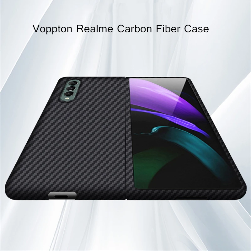 

For Samsung Galaxy Z Fold 3 5G Case Real Carbon Fiber Slim Hard Back Cover for Galaxy Z Fold3 2 5G