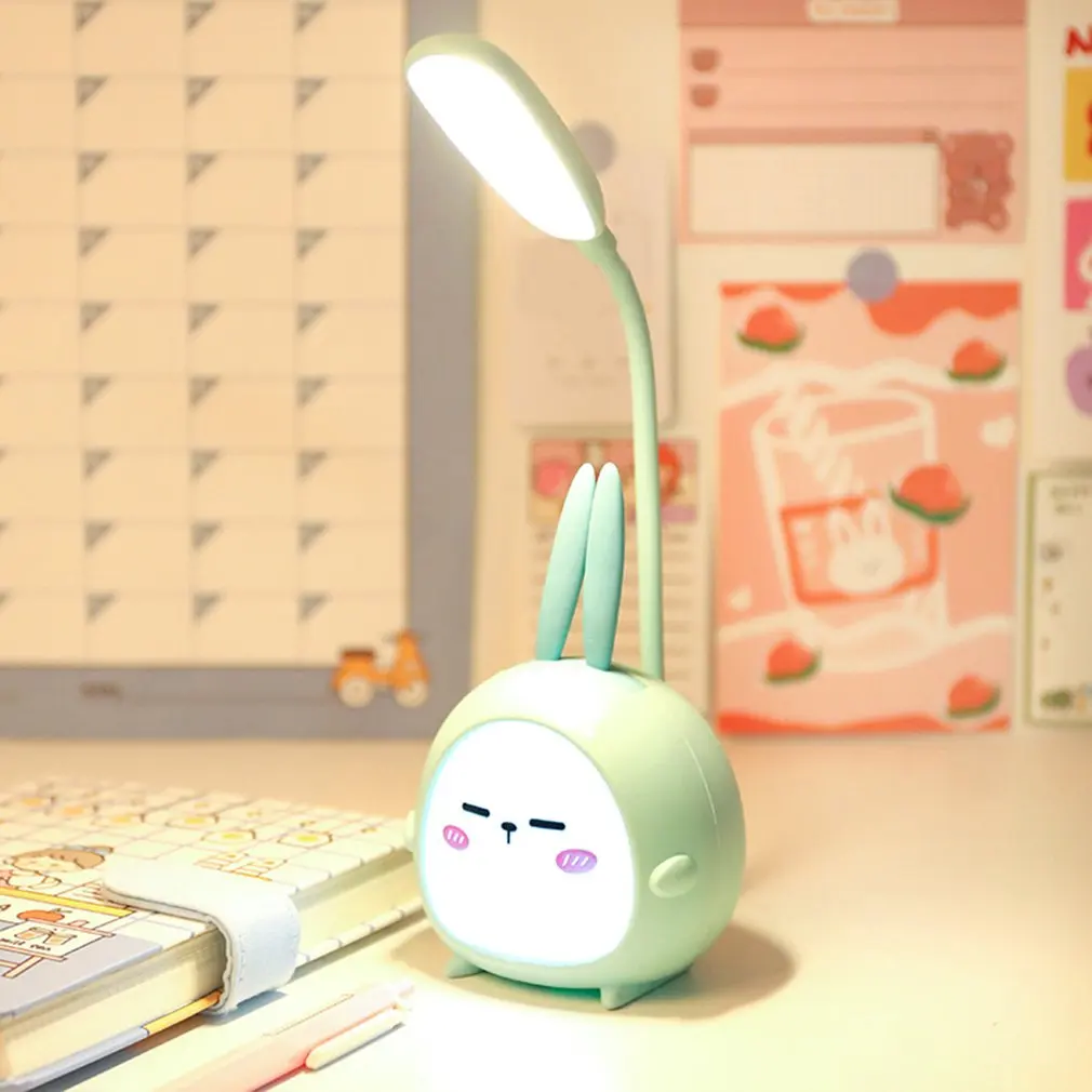 

Foldable Light Cute Cartoon Desktop Lamp USB Recharge LED Table Desk Night Reading Light Adjustable Eye Protective Lamp