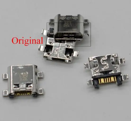 100 шт./партия для samsung Galaxy Grand Prime G530 G532 J5 J7 Prime On5 G570 On7 G610 micro usb зарядная док-станция разъем Разъем Порт - Цвет: for original new