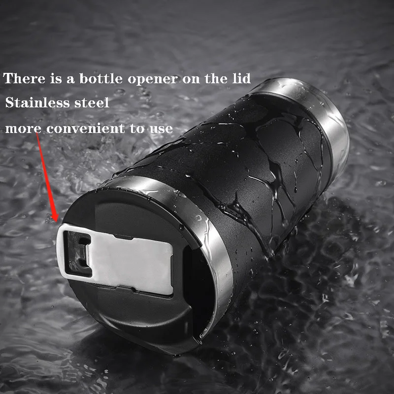 Пивные чашки Термокружка с открывалкой для бутылок Новые Креативные пивные из