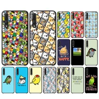 yndfcnb chubby cockatiels parrotlets hello parrot bird phone case for huawei p30 40 20 10 8 9 lite pro plus psmart2019