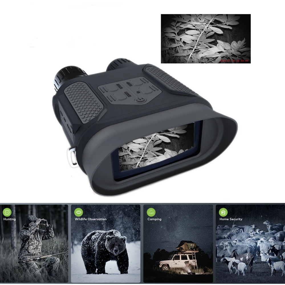 

Optical Zoom Telescope Binocular Day and Night 400m/1300feet for Hunting Wildlife Obsercation Farm Security Camping