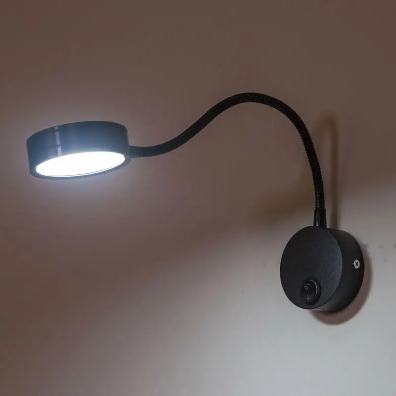 

Спот Потолочный Светильник New Led Wall Lamps 4pcs 5w With Switch Ac90-260v Bedroom Bedside Light Direction Adjustable Reading L