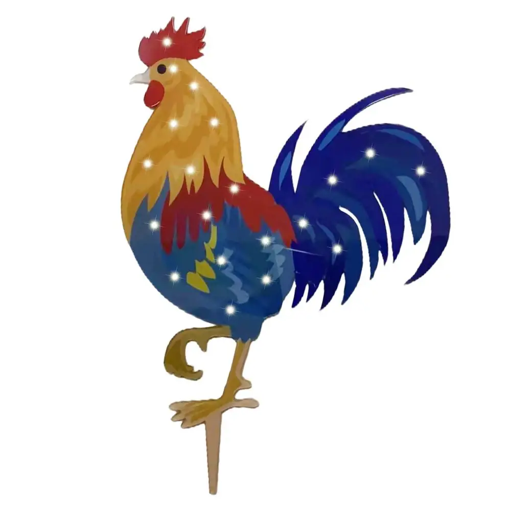 

Светильник ящийся куриный двор, искусство на открытом воздухе, знаки, украшения, Декор, ПВХ, куриный двор, уличное украшение для газона, сада,...